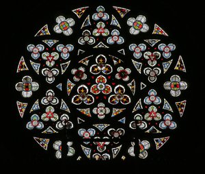 West Rose Window by French School